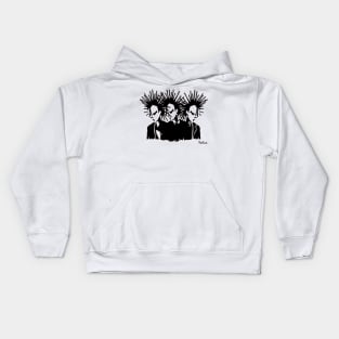 Punk Gang in Black by Blackout Design. Kids Hoodie